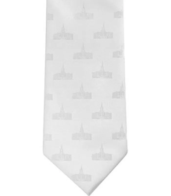 Jordan River Utah Temple Tie - Standard Width