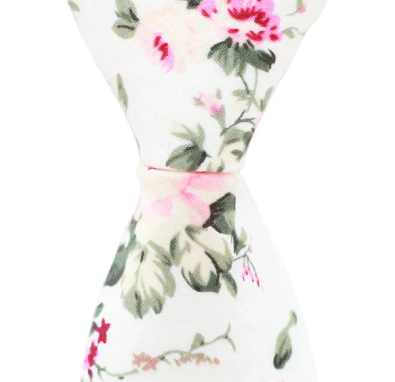 N1 - Cream Floral Cotton - Standard Width