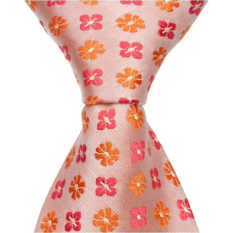 O3 - Orange Multi Flowers - Standard Width