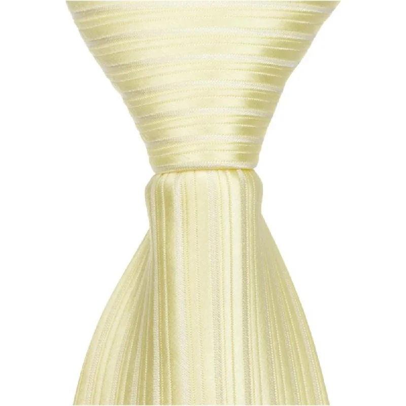 Y1 - Pale Yellow Pinstripe - Wide Width