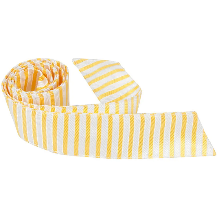 Y3 HT - Yellow with White Stripes - Matching Hair Tie