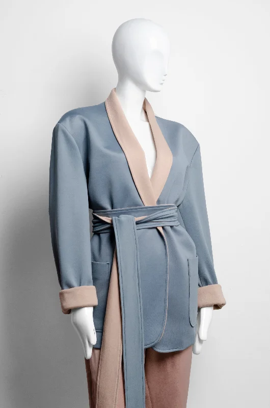 Blue-Pink Reversible Suit Jacket