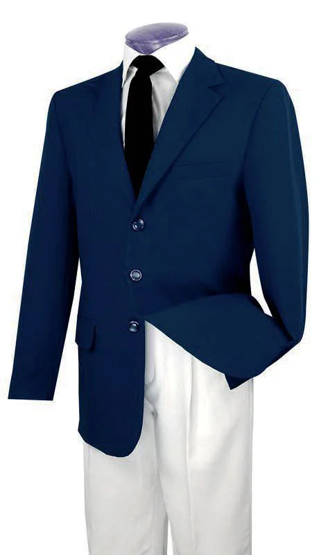 Vinci Men Blazer Z-3PPC-Navy