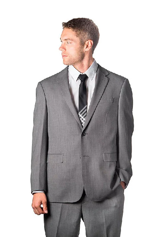 Prontomoda Sharkskin Grey Suit