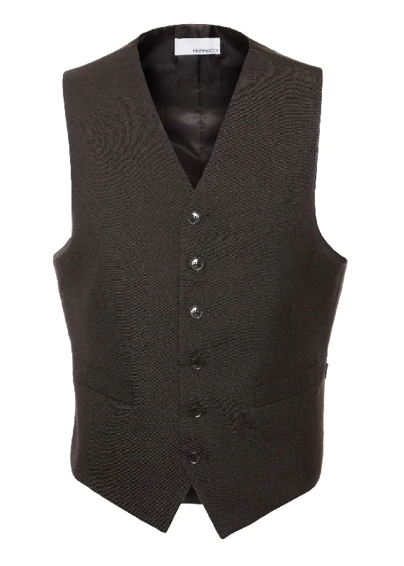 Solo Adjustable Casual & Formal Black Vest