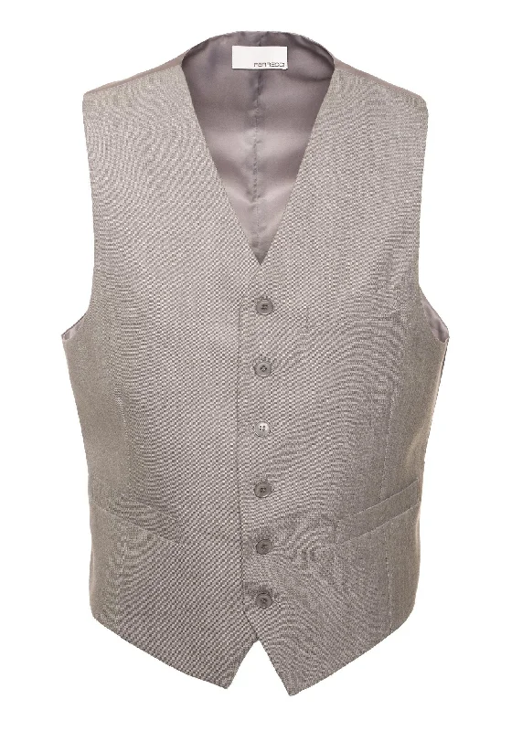 Solo Adjustable Casual & Formal Light Grey Vest