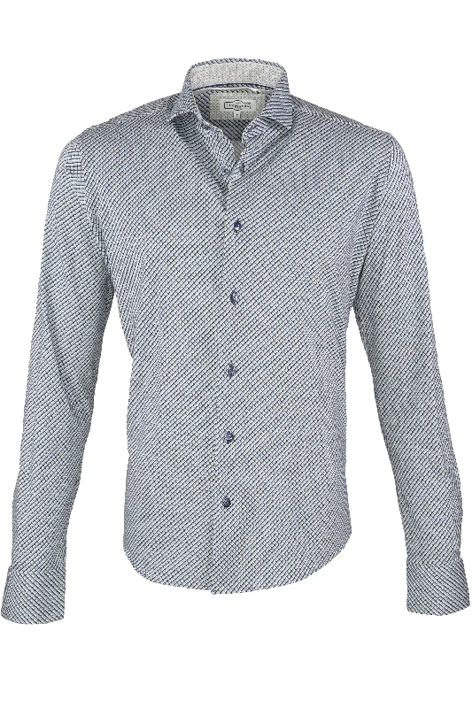 7 Downie St. Shirt - Blue Scales