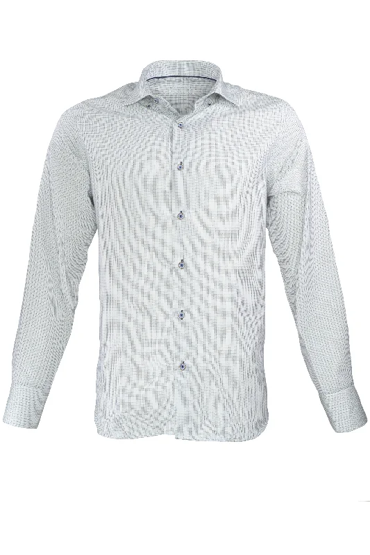 Alberto Zimni Check Shirt Blue