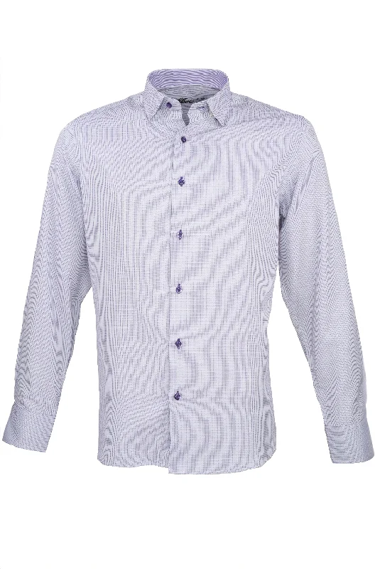 Alberto Zimni Lined Shirt Lavender