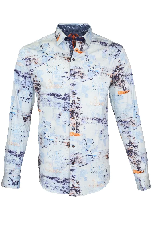 Au Noir Brice Shirt - Light Blue