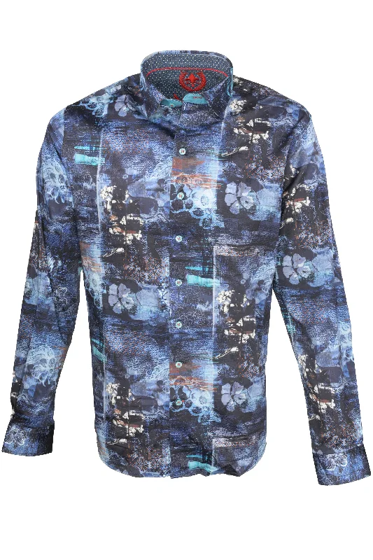 Au Noir Brice Shirt - Turquoise