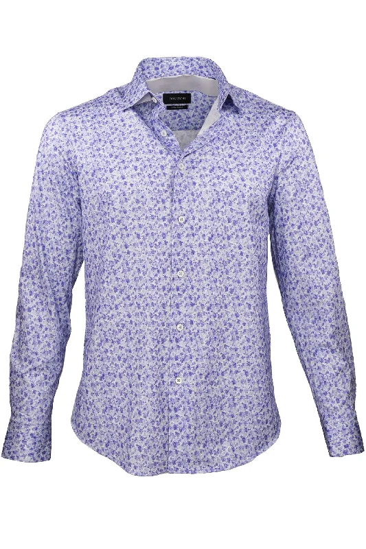 Bugatchi OoohCotton Stretch Abstract Shirt