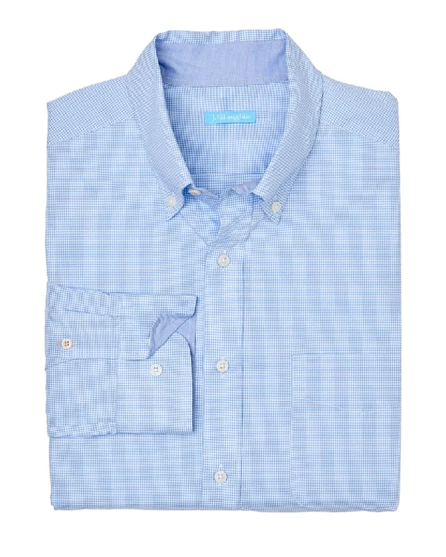 J.McLaughlin Graphic Check Collis Shirt