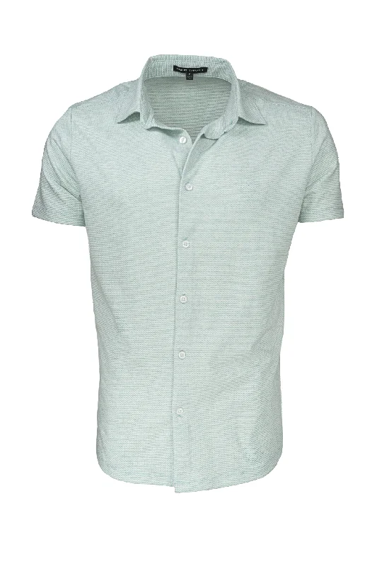 Robert Barakett Knit Keyes Shirt - Teal