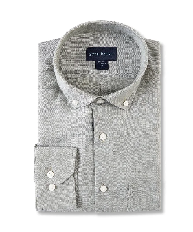 Linen/Tencel Solid Twill, Sage