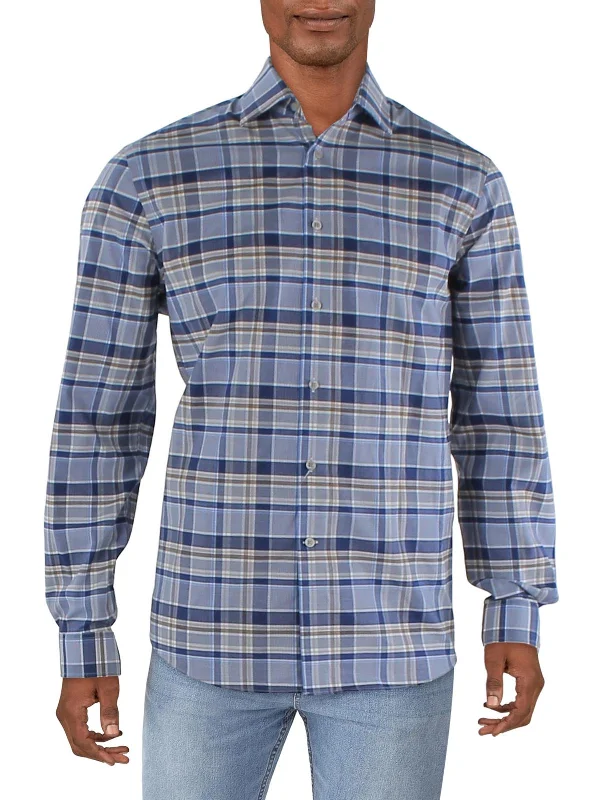 Mens Office Career Button-Down Shirt