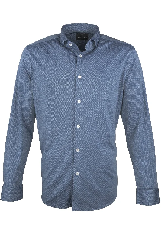 Luchiano Visconti Knit Shirt - Indigo