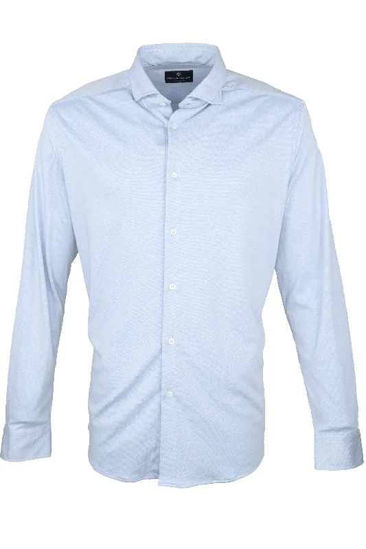 Luchiano Visconti Knit Shirt - Sky