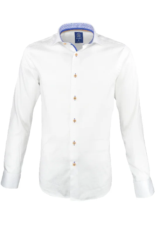 Avenue 21 Check Shirt White