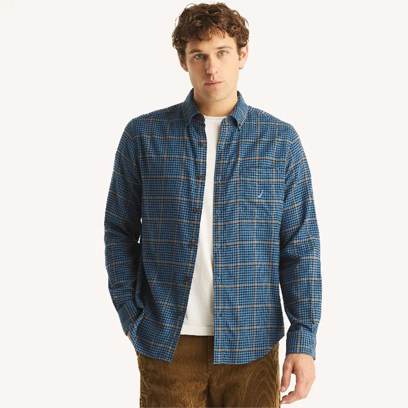 Nautica Mens Plaid Shirt