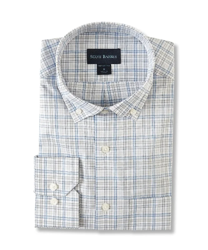 Organic Cotton Check, Slate