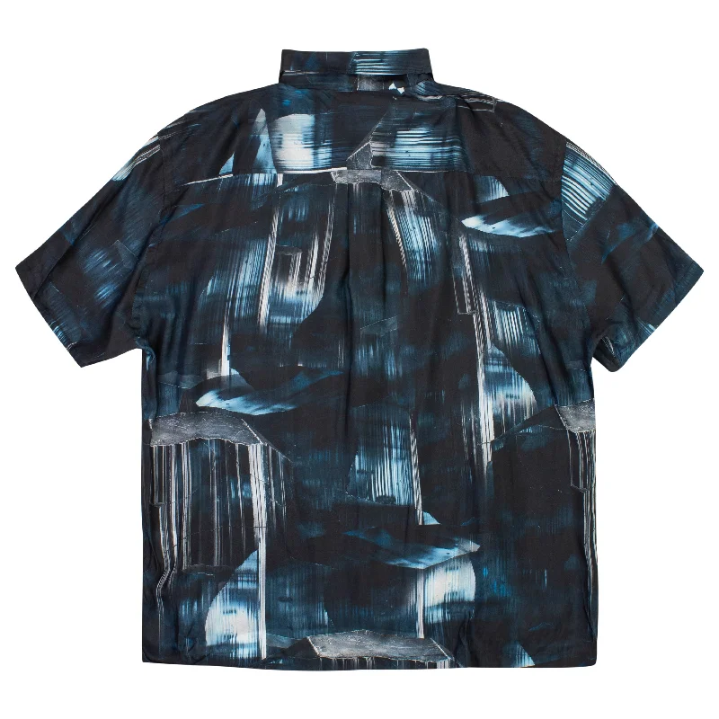 Phipps S/S Camp Shirt - Indicolite Blue