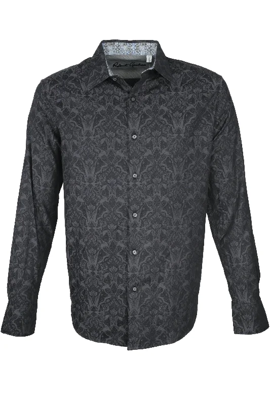 Robert Graham Highland Shirt - Charcoal