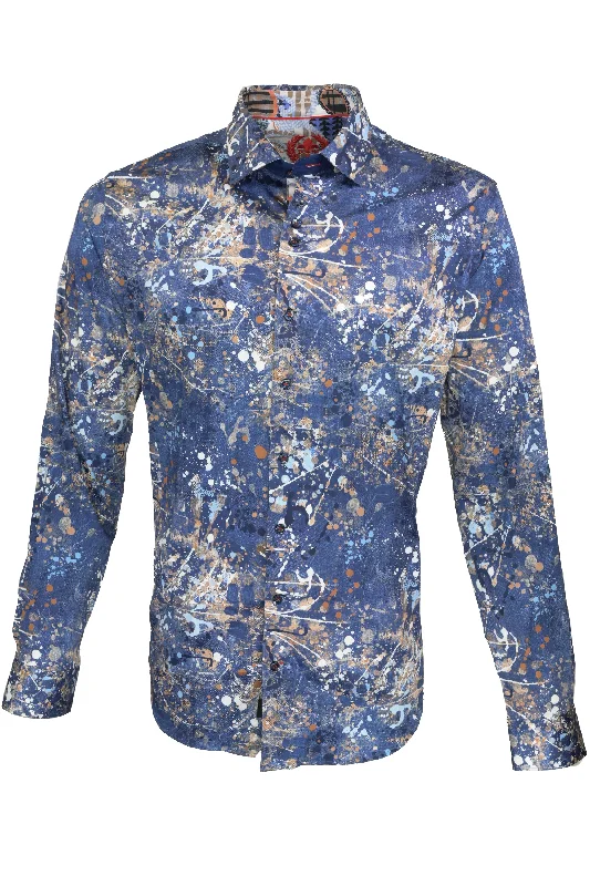 Au Noir Stapelton Shirt - Blue