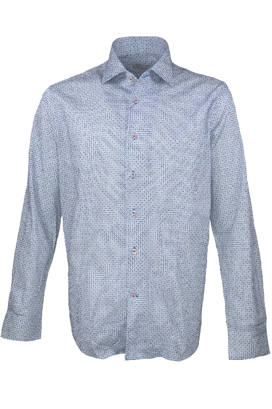 Marcello Open Medallion Shirt White