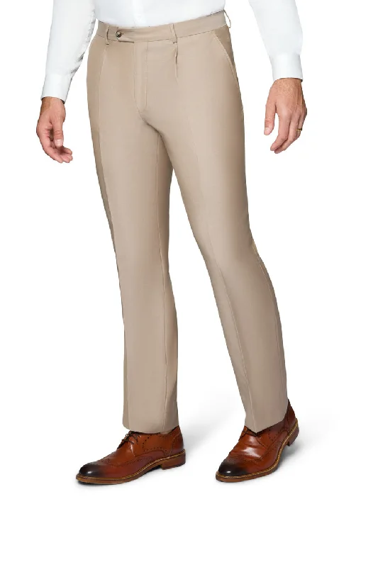 Berragamo Elegant Modern Fit Pants - Taupe