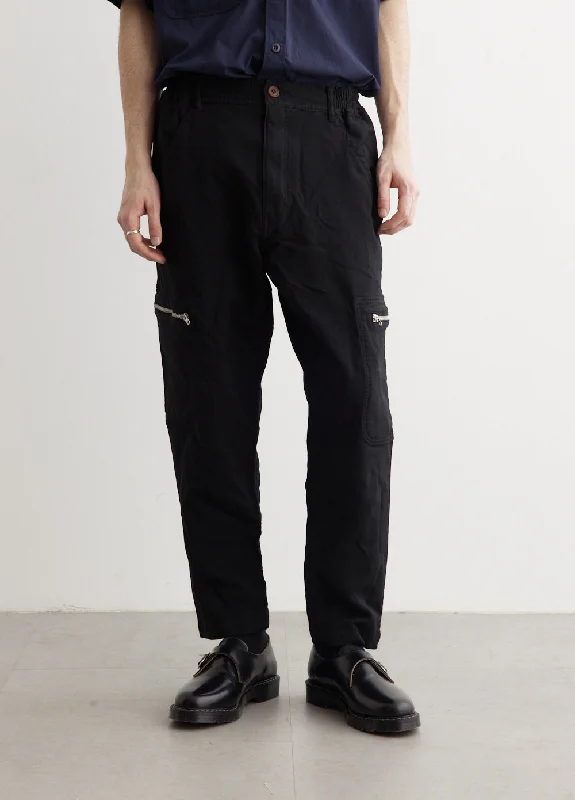 Garment Dyed Cargo Trousers