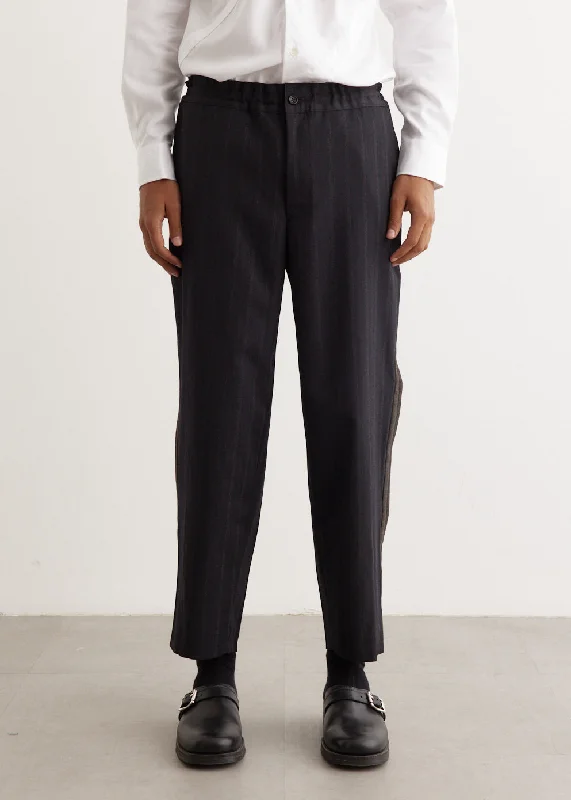 Stripe Wool Trouser