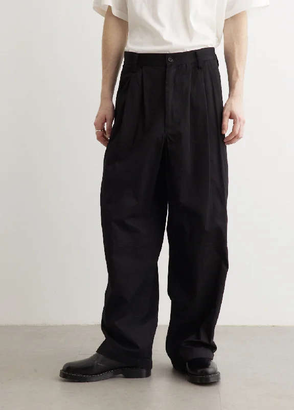 Side Action Pleats Pants